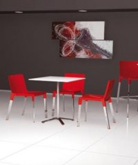 SCAUN DE CAFENEA LEDA INOX - SCAUN DE CAFENEA LEDA INOX